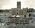 Keating Hall 1936 commencement