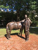 Lincoln Statue at Lincoln's Cottage