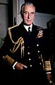 Lord Mountbatten Naval in colour Allan Warren
