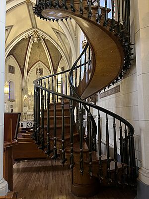 Loretto Chapel choir loft staircase