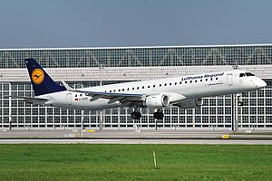 LufthansaCityline E195LR D-AEBE MUC