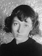 Luise Rainer facing front