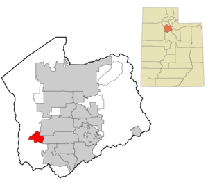 300px Map Of Copperton Utah 