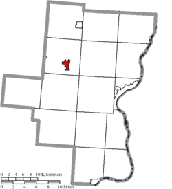 Location of Rio Grande in Gallia County