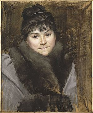 Marie Bashkirtseff - portrait of Mme X