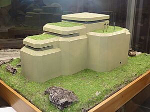 Noordwijk - Atlantikwall museum - Schaalmodel bunker