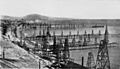 Oil wells just offshore at Summerland, California, c.1915