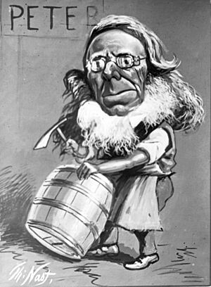 Peter Cooper cartoon