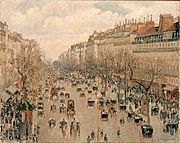 Pissarro Camille - Boulevard Montmartre à Paris