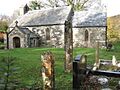 Pontfaen church with pillar stones - geograph.org.uk - 277867