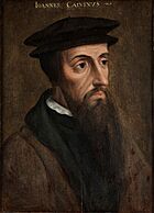 Portrait of John Calvin (1509–1564), by anonymous - Museum Catharijneconvent