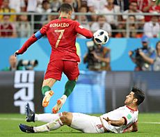 Portugal and Iran match at the FIFA World Cup 2018 9