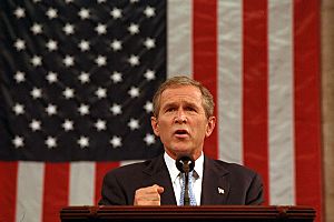 President George W. Bush address to the nation and joint session of Congress Sept. 20