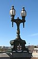 Princes Bridge Melbourne lamp