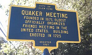 Quaker Meeting historical marker