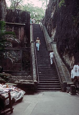 Queen's staircase, Nassau, Bahamas