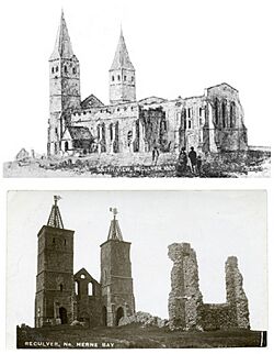 Reculver 1800 and early 1900s
