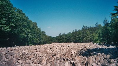 River of rocks at the Hawk Mountain, Pennsylvania 2007