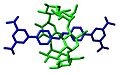 Rotaxane Crystal Structure ChemComm page493 2001 commons