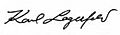 Signature Karl Lagerfeld