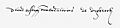 Signature of David Erskine of Dryburgh