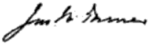 Signature of John Wesley Turner.png