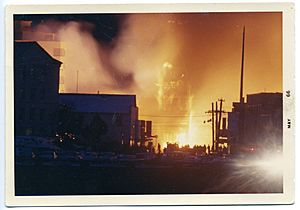 Sitka Alaska, St. Michael's Cathedral Fire 1966