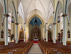 St. Boniface Catholic Church (New Vienna, Iowa) - nave