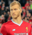 The Liverpool team line-up before the game v Spartak Moskva, December 2017 (crop)
