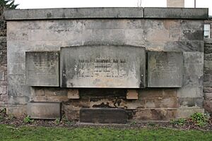 The grave of Rev Thomas Chalmers, Grange Cemetery