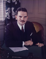 Thomas E. Dewey color photograph