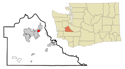 Location of Tanglewilde, Washington