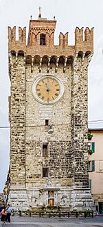 Torre della Pallata lato ovest Brescia