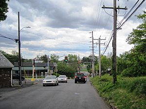 Intersection of Old Street Road and Brownsville Road