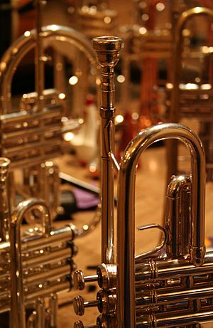 Brass Trumpet Bugle Mouthpiece Trumpet Brass Instrument For Kids