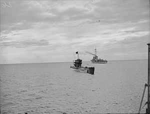 U-1009 surrenders at Loch Eriboll Scotland 1945 IWM A 28521.jpg