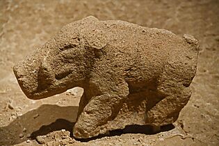 Urfa museum Boar statue sept 2019 4766