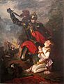 'The Murder of Rutland by Lord Clifford' by Charles Robert Leslie, 1815