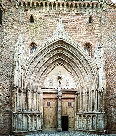 Église Notre-Dame de l'Assomption (Grenade) Portail - face