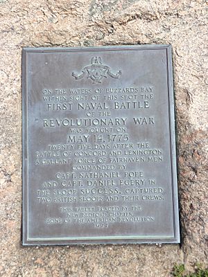 1st Naval Battle American Revolution Plaque Fort Phoenix.jpg