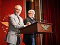 2006 Summit Hosts Steven Spielberg and George Lucas welcome the Academy delegates and members to the International Achievement Summit in Los Angeles
