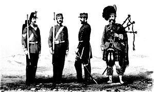 26th regiment, 1866 uniform