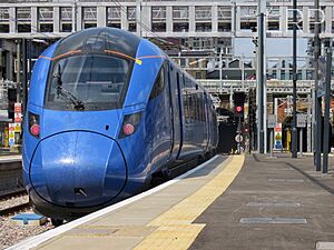 803001+803002 Departing London Kings Cross