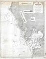 Admiralty Chart No 1826 England West Coast. Fleetwood to the Firth of Solway, Published 1850, Corrections to 1877