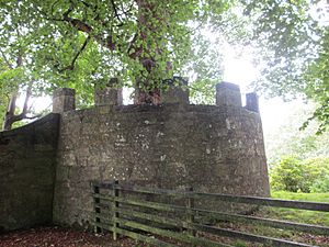 Bastion in Barmkin Wall, Fordell Castle (geograph 5636259)