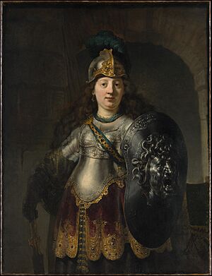 Bellona, by Rembrandt van Rijn