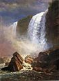 Bierstadt Albert Falls of Niagara from Below