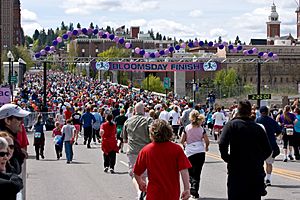 Bloomsday Run Finish Line 2010