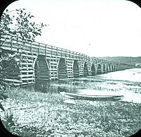 Bridge across Nerepis River Westfield 1875
