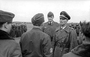 Bundesarchiv Bild 101I-533-0001-17, Reichsgebiet, Inspektion von Luftwaffensoldaten